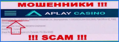 APlay Casino не скрывают регистрационный номер: HE409187, да и для чего, накалывать клиентов он не препятствует