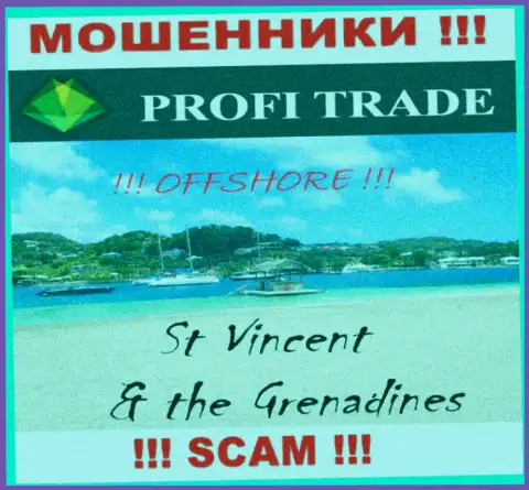 Зарегистрирована компания ProfiTrade в оффшоре на территории - Сент-Винсент и Гренадины, МОШЕННИКИ !!!