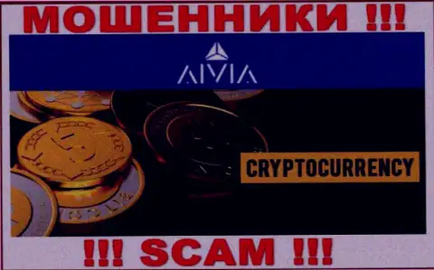 Aivia, орудуя в сфере - Криптоторговля, грабят клиентов