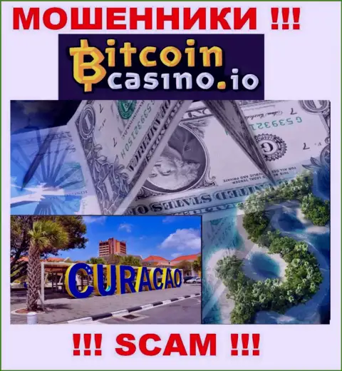 BitcoinCasino свободно лишают денег, потому что зарегистрированы на территории - Curacao