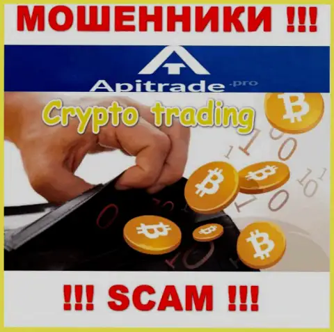 Рискованно доверять ApiTrade, оказывающим свои услуги в области Crypto trading