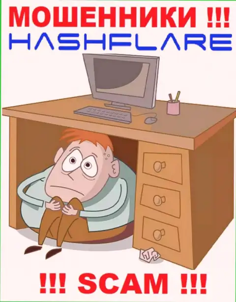 Никаких данных об своем прямом руководстве, интернет жулики HashFlare не показывают