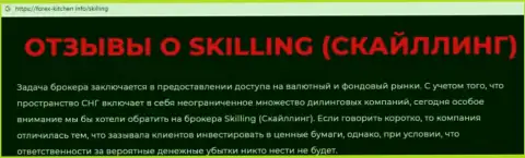 Skilling - это организация, совместное сотрудничество с которой доставляет только убытки (обзор махинаций)