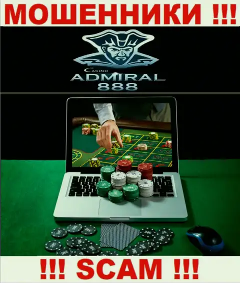 888 Адмирал - это мошенники !!! Сфера деятельности которых - Casino