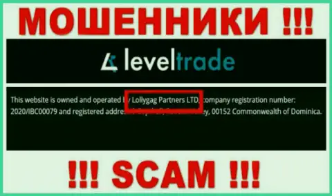 Вы не сумеете уберечь свои финансовые средства взаимодействуя с компанией LevelTrade, даже если у них есть юридическое лицо Lollygag Partners LTD