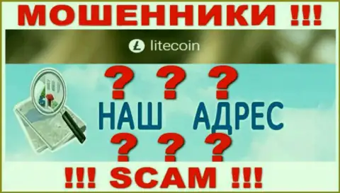 На интернет-портале LiteCoin мошенники скрыли адрес организации