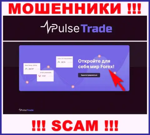 Pulse Trade, прокручивая делишки в области - Forex, дурачат наивных клиентов