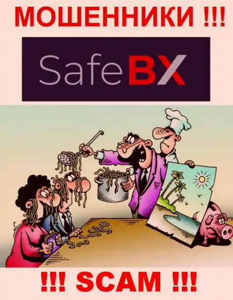 Пользуясь наивностью людей, SafeBX втягивают жертв к себе в разводняк