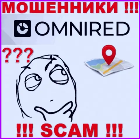 На информационном сервисе Omnired Org старательно скрывают сведения касательно официального адреса организации