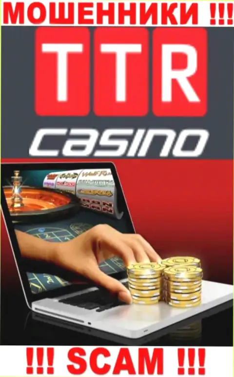 Область деятельности организации TTR Casino - ловушка для доверчивых людей