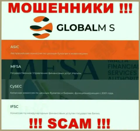 Глобал МС прикрывают свою незаконную деятельность проплаченным регулятором - ASIC