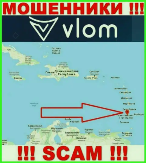 Контора Влом Ком - internet-мошенники, базируются на территории Saint Vincent and the Grenadines, а это офшор