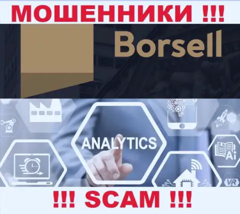 Мошенники Борселл, прокручивая свои грязные делишки в сфере Аналитика, грабят клиентов