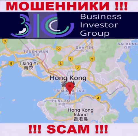 Оффшорное расположение БизнесИнвесторГрупп - на территории Hong Kong