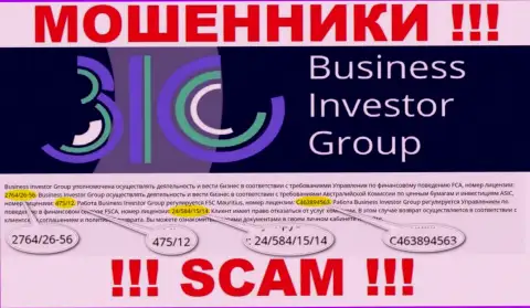 Хоть BusinessInvestorGroup Com и показали свою лицензию на сайте, они все равно ЛОХОТРОНЩИКИ !!!