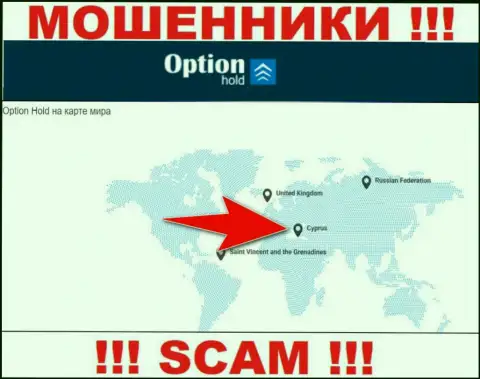 Option Hold - это internet обманщики, имеют оффшорную регистрацию на территории Кипр