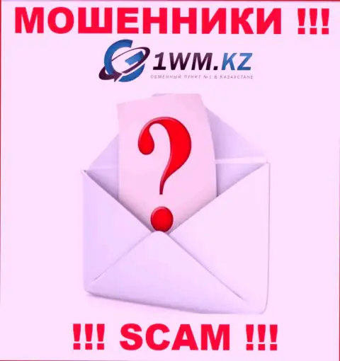 Мошенники 1WM Kz не представляют юридический адрес регистрации организации - это ШУЛЕРА !