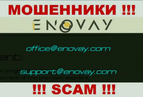 Е-мейл, который мошенники EnoVay засветили на своем официальном web-ресурсе