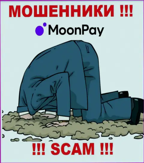 На web-сайте кидал MoonPay Com нет ни одного слова о регуляторе этой компании !!!