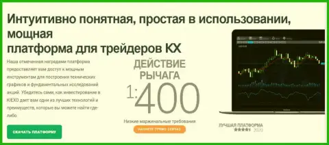 Высокое плечо кредита от компании KIEXO