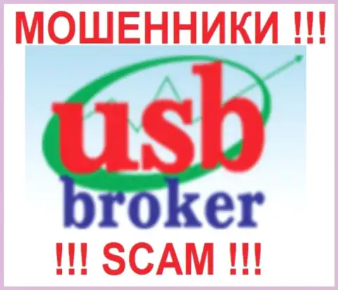 Лого мошеннической ФОРЕКС организации Usb broker